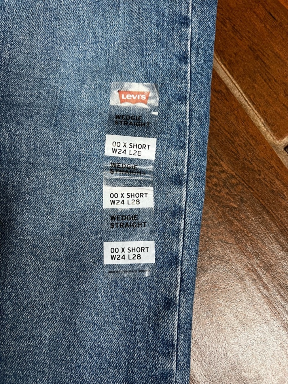 Levi’s Wedgie Straight Medium Wash Denim Jeans High Rise - Picture 5 of 6